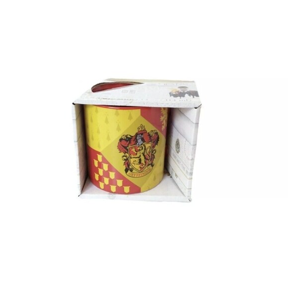 Harry Potter 14oz Gryffindor Shield Ceramic Coffee Mug Art Deco - Picture 6 of 6